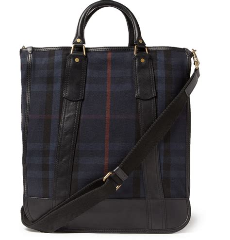 burberry shadow plaid mens bag